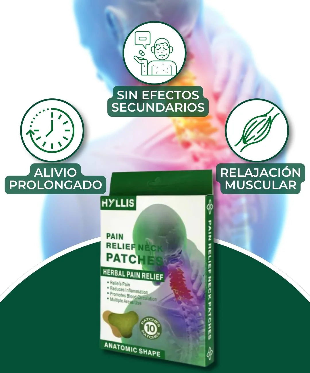 HYLLIS™ | Parches para dolores musculares